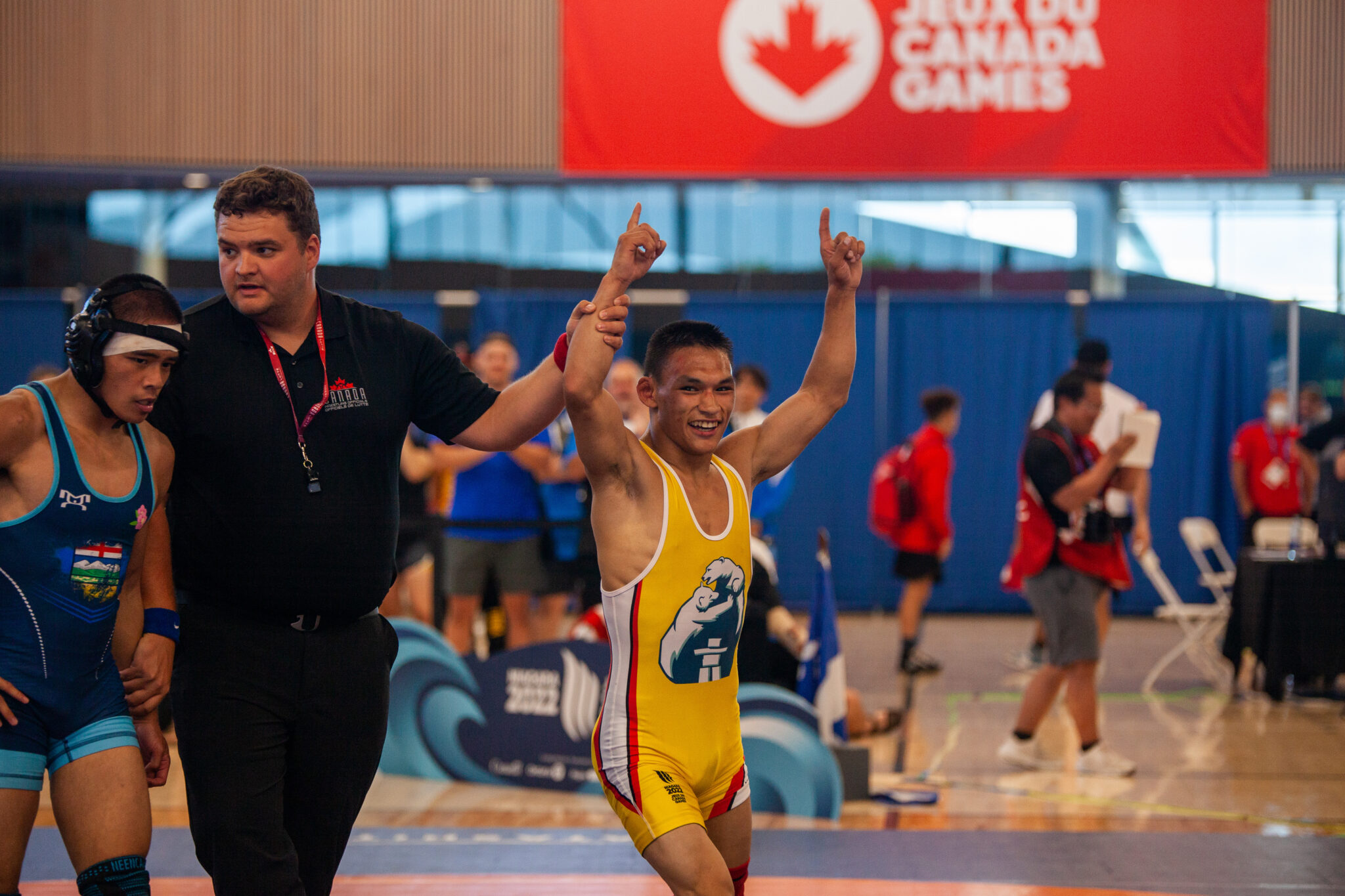 Individual wrestling medals handed out at Canada Summer Games